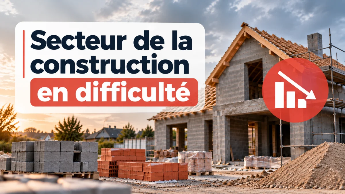 Maison individuelle en construction illustrant les difficultés rencontrées par certains constructeurs